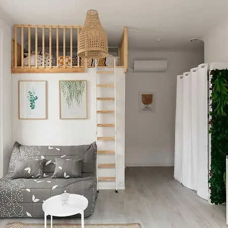 Charmant Studio Arboré Et Climatisé *